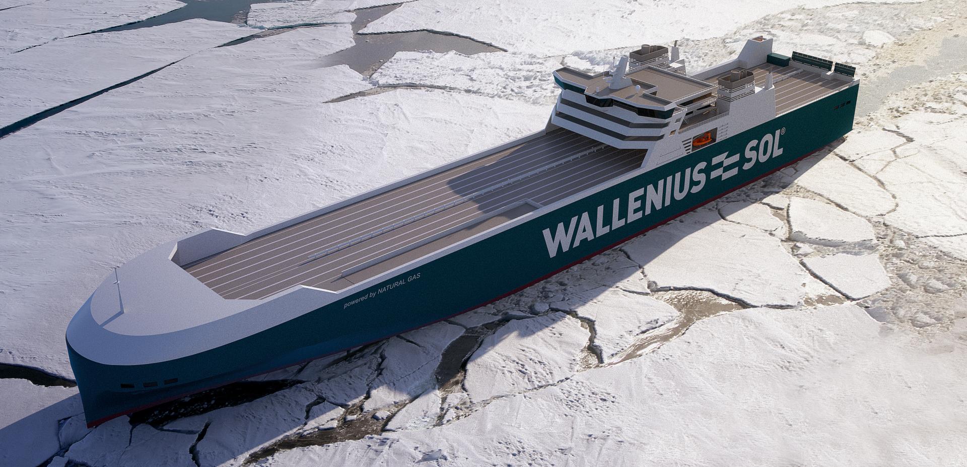 Konceptbild av WALLENIUS SOL RoRo-fartyg 